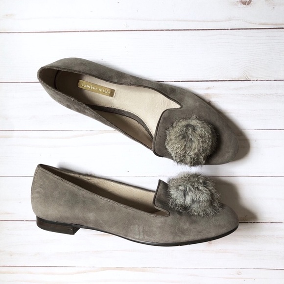 Louise et Cie Shoes - Louise et Cie Andres Pompom Loafer Gray